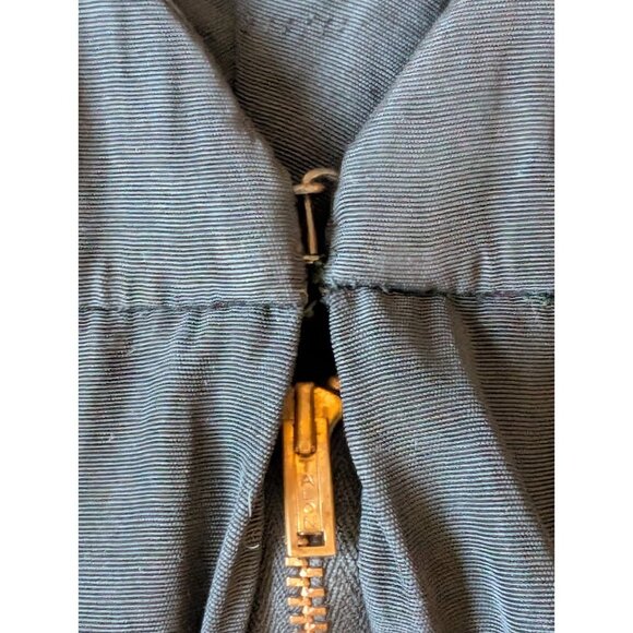 Vintage 60s Judges Robe Costume Goth Cape Dark Academia Rick Vamp Talon Zip 42 - Picture 4 of 9